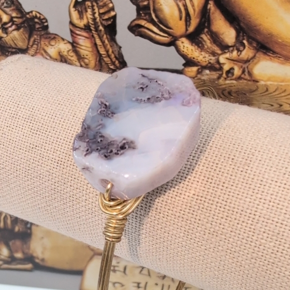 Bourbon and Bowties Gold and Purple Bracelet with Elegant Design - Picture 2 of 7